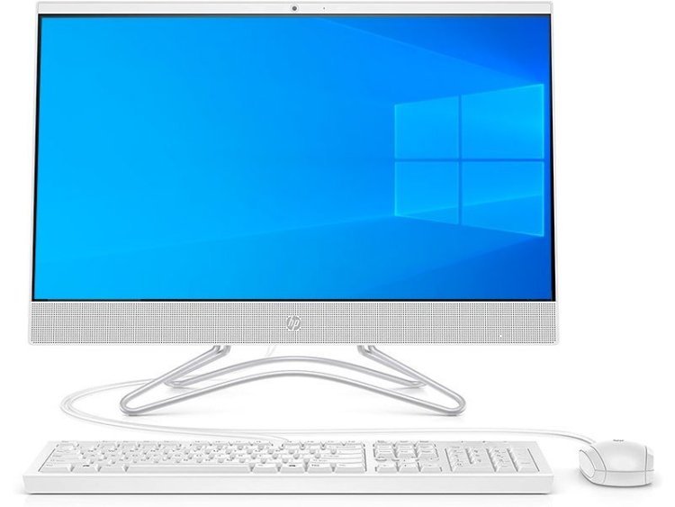 HP 24-dp1018ur (301/798) (Intel i3-1115G4/ DDR4 4GB/ HDD 1000GB/ 23,8 FHD IPS/ Intel UHD Graphics 630/ No DVD/ key + mouse/ RU) White (638H6EA)