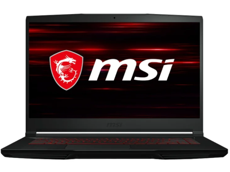 MSI GF63 Thin 10SC-035 GAMING Core™ i5-10300H 2.5GHz, 8GB RAM, 256GB SSD, VGA NVIDIA® GTX 1650 Max-Q 4GB, 15.6" FHD, WIN10 Webcam  Backlit Keyboard (USA)