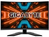 Gigabyte - 32" G32QC-EK Curved Gaming Monitor, VA, 165z, 1mc, QHD (2560x1440), 2K, HDMI, DisplayPort, KVM, USB, Black
