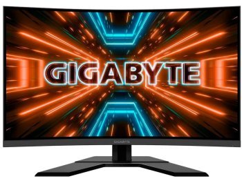 Gigabyte - 32&quot; G32QC-EK Curved Gaming Monitor, VA, 165z, 1mc, QHD (2560x1440), 2K, HDMI, DisplayPort, KVM, USB, Black Одна цена при любой форме оплаты: пластик (карта), перечисление, рассрочка без процентов и переплат!