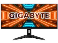 Gigabyte - 34" M34WQ-EK Gaming Monitor, IPS, 144z, 1mc, UHD (3440 х 1440), HDMI, DisplayPort, Type C, Black