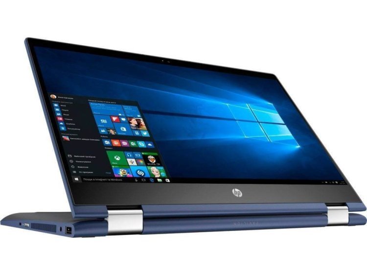 Ноутбук HP Pavilion 14-DH2041 X360,  Core i5-1035G1, DDR4 8GB,  SSD 256GB, 14" FHD, Cloud Blue,  Touchscreen, Win10 (USA)