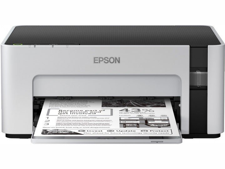 Epson M1100 (A4, струйный, 15 стр/мин, 1440x720 dpi, 1 краска, USB2.0)